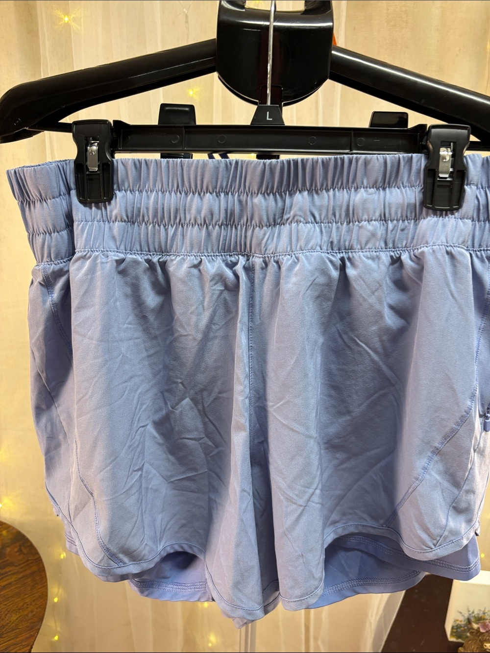 Light periwinkle Athletic Running Shorts